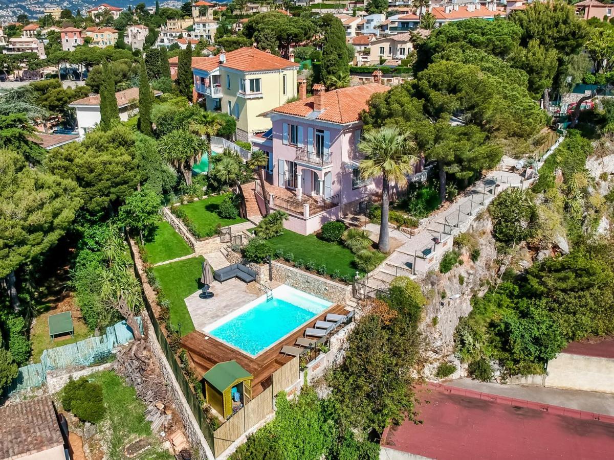 Stunning Seaview Villa. Villefranche Sur Mer Ngoại thất bức ảnh