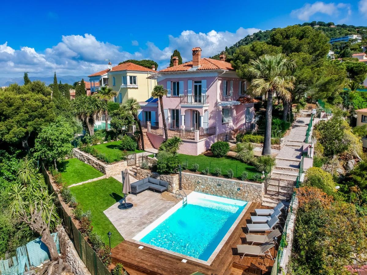 Stunning Seaview Villa. Villefranche Sur Mer Ngoại thất bức ảnh