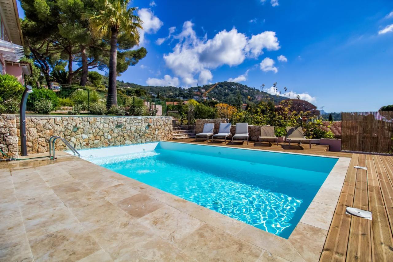 Stunning Seaview Villa. Villefranche Sur Mer Ngoại thất bức ảnh