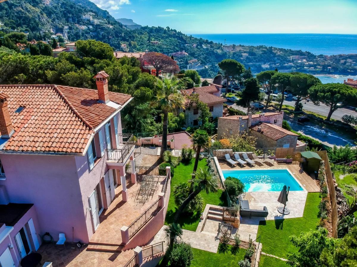 Stunning Seaview Villa. Villefranche Sur Mer Ngoại thất bức ảnh